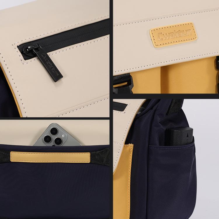 Cwatcun D191 Medium Shoulder Camera Bag Waterproof Crossbody Microsingle DSLR Camera Messenger Bag - free shipping - PMC TechLife - Order now!