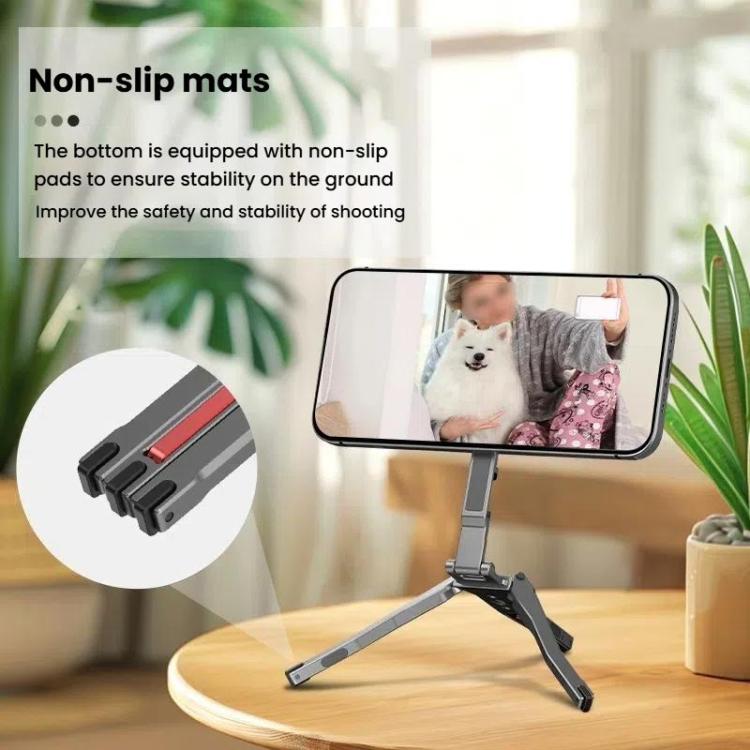 Magsafe Mobile Phone Magnetic Holder Desktop Tripod(Silver Gray) - free shipping - PMc TechLife - Order now!