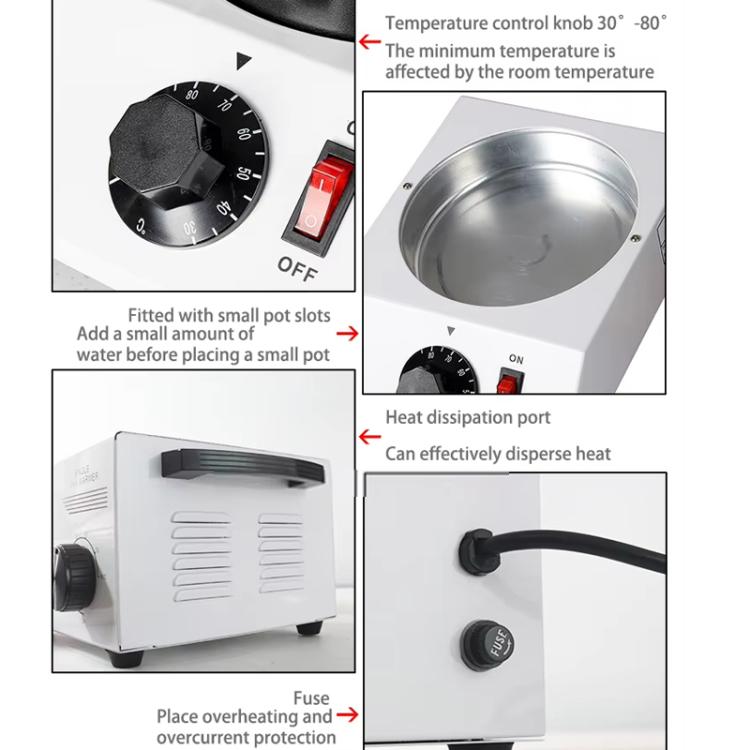 Dessert Making Double Cylinder Chocolate Hot Melt Machine US Plug - free shipping - PMC TechLife - Order now!