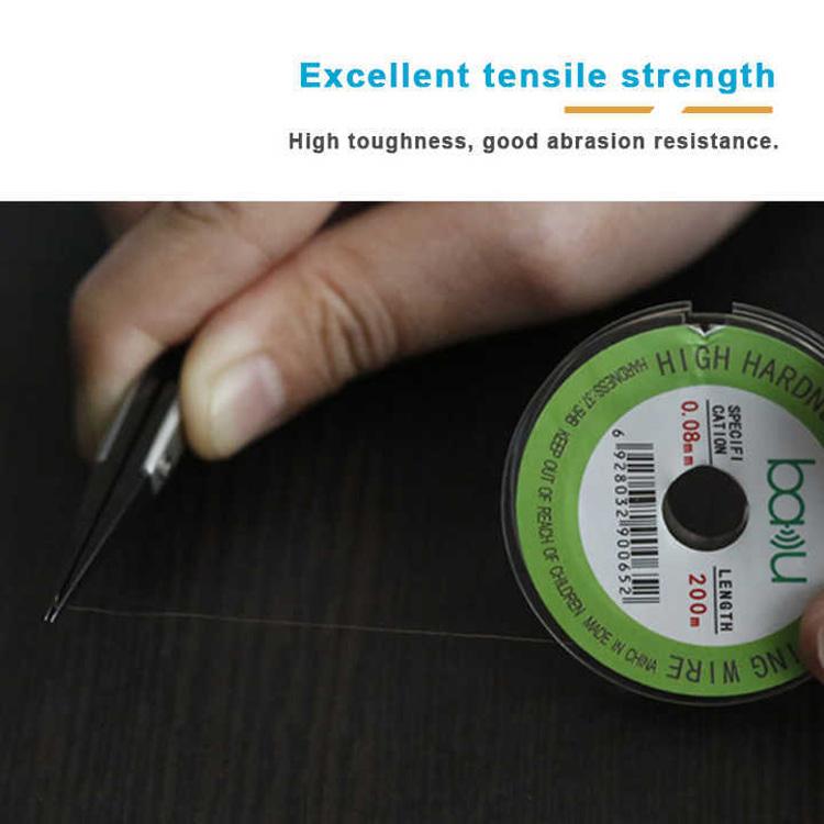 BAKU 0.05mm 200m/329ft Carbon Steel Screen Separator Cutting Wire for Smartphone & Tablet LCD Screen Repair - free shipping - PMC TechLife - Order now!