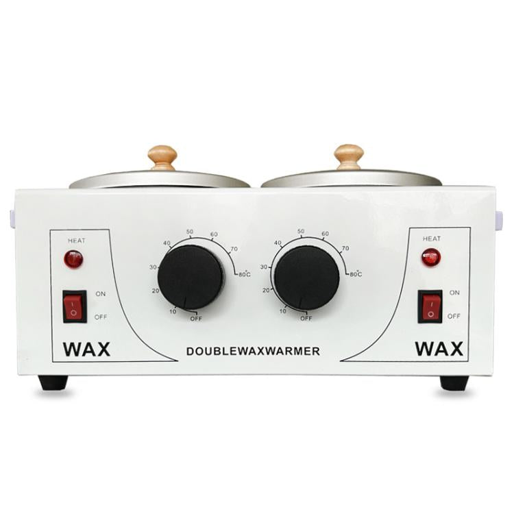 Double Pots Chocolate Melt Machine Temperature Control Hand Wax Machine Hand Heat Stirring Tool(UK Plug) - free shipping - PMC TechLife - Order now!