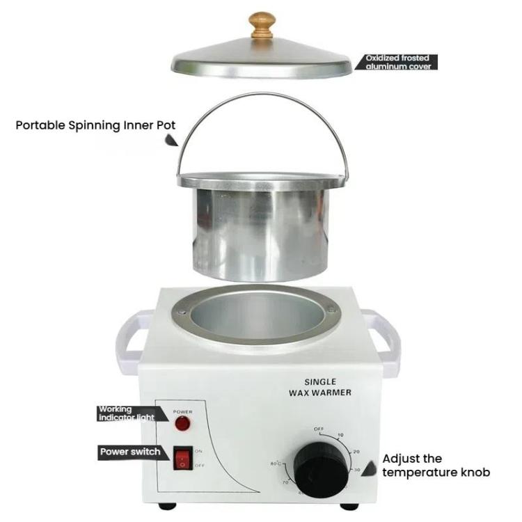 Single Pot Chocolate Melt Machine Temperature Control Hand Wax Machine Hand Heat Stirring Tool(UK Plug) - free shipping - PMC TechLife - Order now!