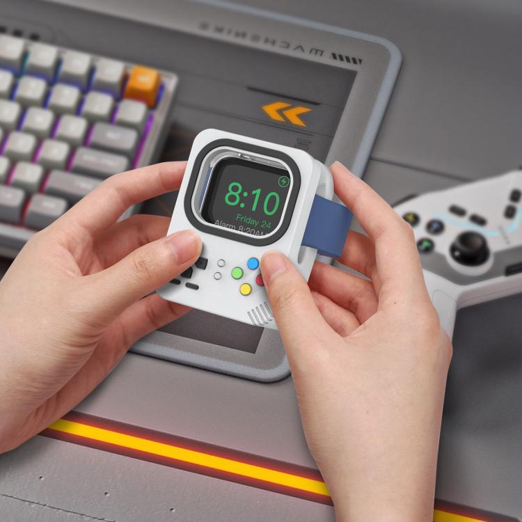 For Apple Watch AhaStyle DD05 Silicone Mini Charging Stand, Without Charger(Gray) - free shipping - PMC TechLife - Order now!