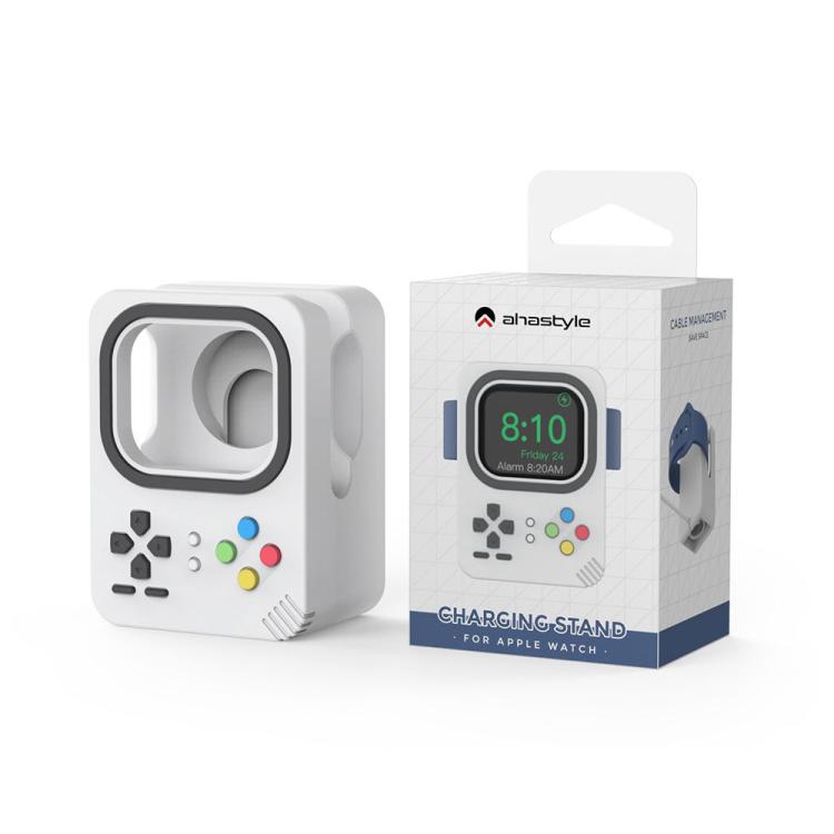 For Apple Watch AhaStyle DD05 Silicone Mini Charging Stand, Without Charger(Pink) - Charger / Holder by AhaStyle | Online Shopping South Africa | PMC TechLife | Buy Now Pay Later Mobicred