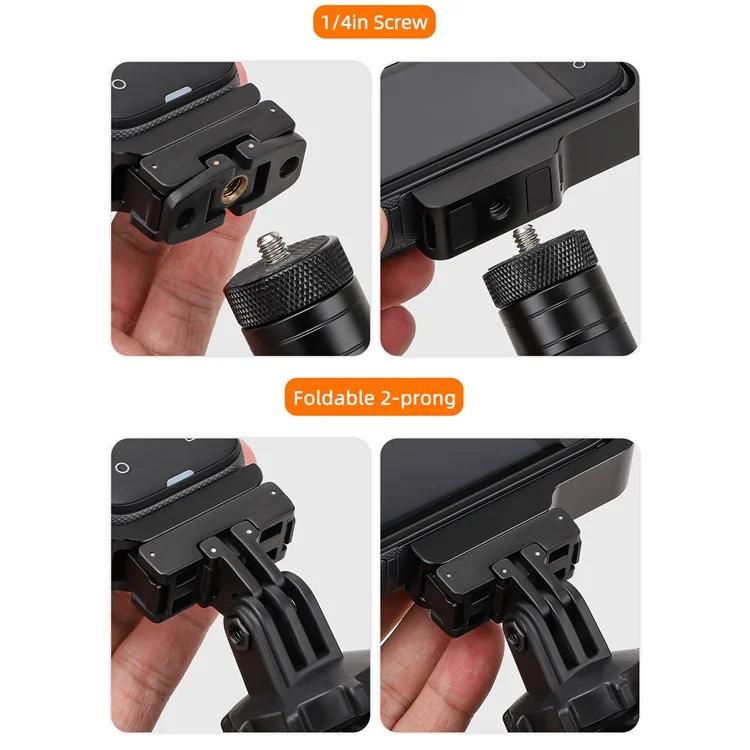 For Insta360 X5 / X4 Sunnylife X4-ZJ826 L-shape Conversion Bracket Magnetic Adaptor Expansion Accessory(Black) - free shipping - PMC TechLife - Order now!
