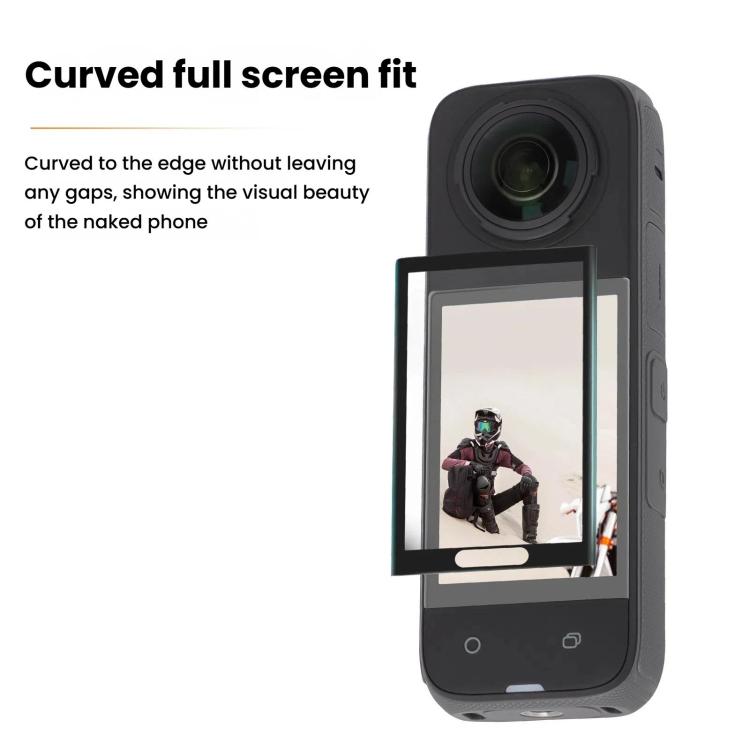 For Insta360 X5 / X4 Sunnylife Curved Tempered Film HD Anti-Explosion Anti-Drop Scratch Protective Film - free shipping - PMC TechLife - Order now!