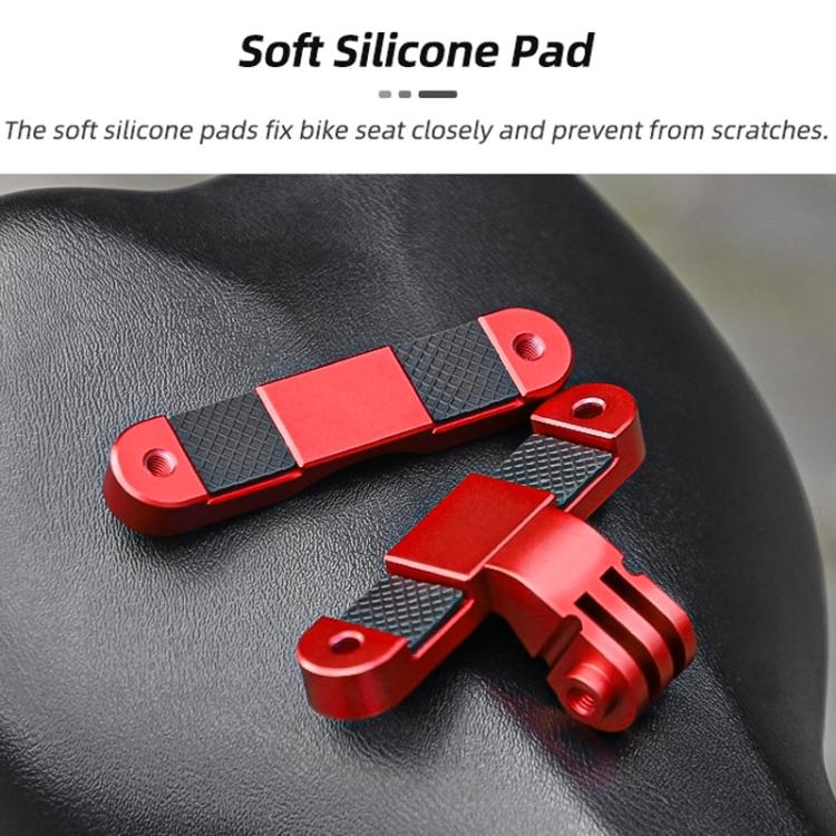 Sunnylife ZJ942 Sports Camera Bike Seat Mount Cycling Bracket(Red) - free shipping - PMC TechLife - Order now!