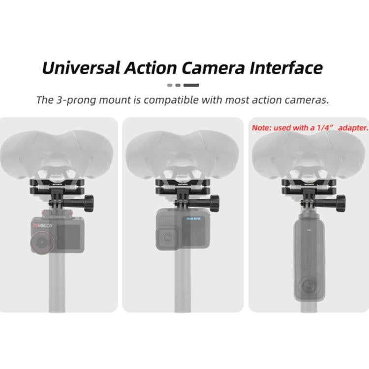 Sunnylife ZJ942 Sports Camera Bike Seat Mount Cycling Bracket(Red) - free shipping - PMC TechLife - Order now!