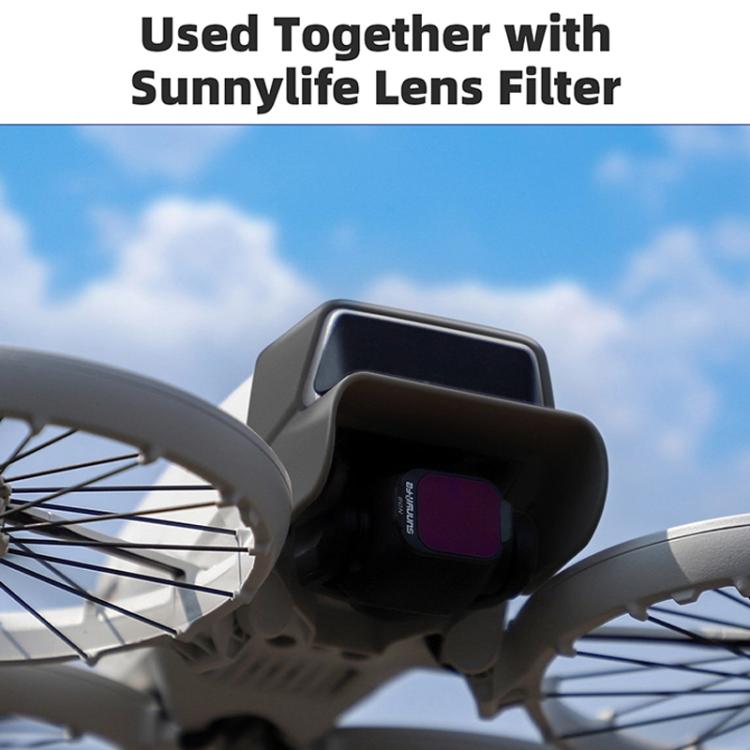 For DJI Flip Sunnylife FP-ZG970 Lens Anti-Glare Hood(Black) - free shipping - PMC TechLife - Order now!