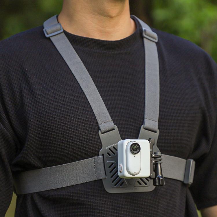 Sunnylife XD742 360 Degree Universal Sports Camera Chest Strap Mount(Gray) - free shipping - PMC TechLife - Order now!