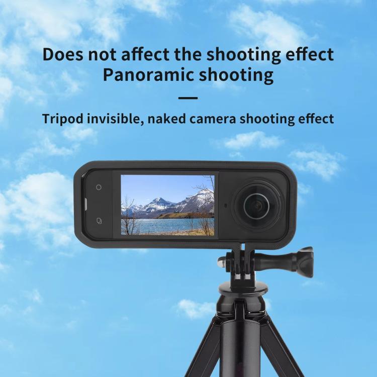 For Insta360 X5 360 Camera CQT Expandable Protective Cage Shockproof Case Horizontal Orange - free shipping - PMC TechLife - Order now!