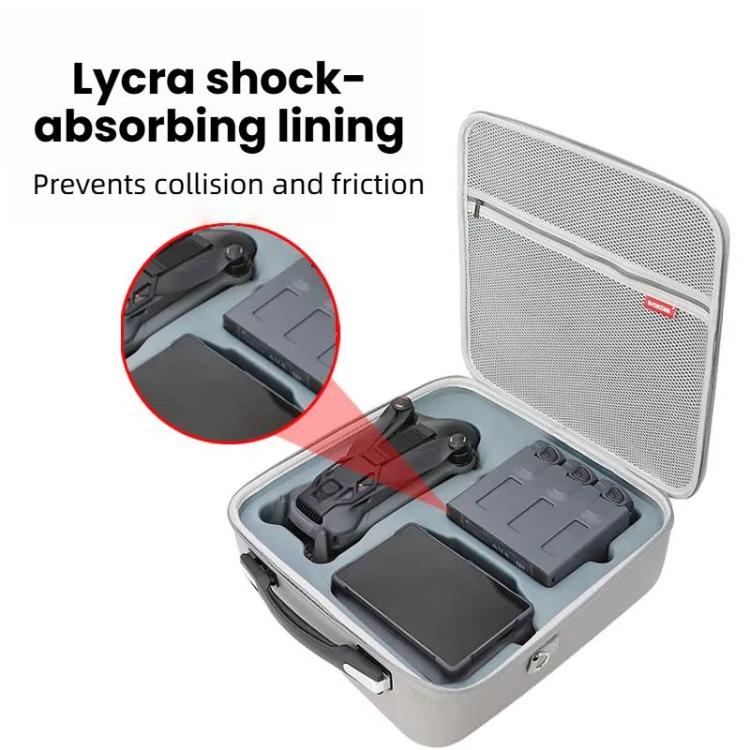 For DJI Mavic 4 Pro Fly More Combo / Creator Combo Carrying Case Durable PU Crossbody Shoulder Bag(Black) - free shipping - PMC TechLife - Order now!