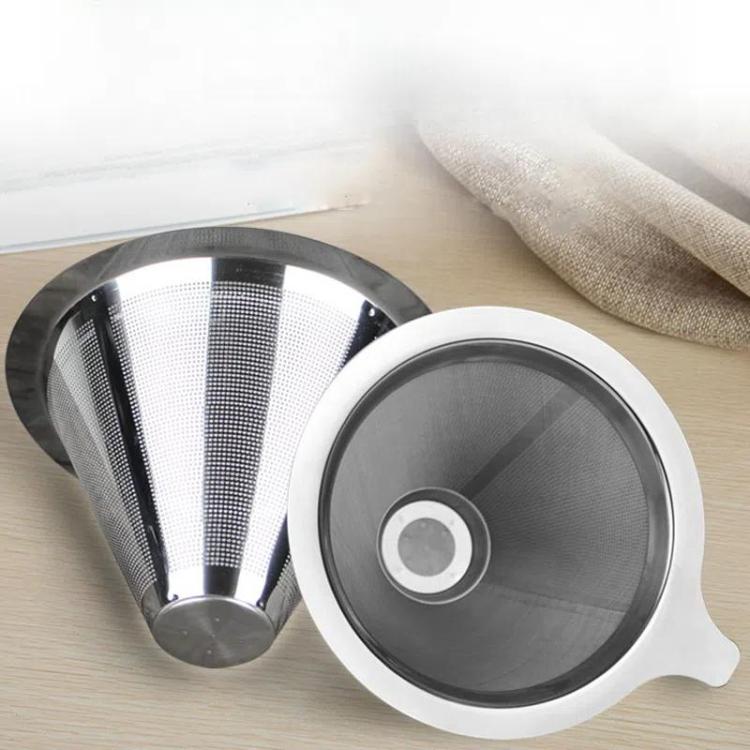 304 Stainless Steel Coffee Filter Reusable Mesh for Pour Over/Drip Coffee Maker, Spec:  4-6 Cups - free shipping - PMC TechLife - Order now!