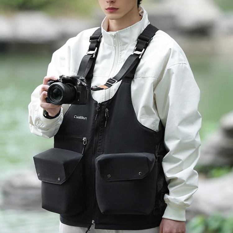 Cwatcun D192 Multifunctional Vest Outdoor Lightweight Comfortable Camera Bag - free shipping - PMC TechLife - Order now!