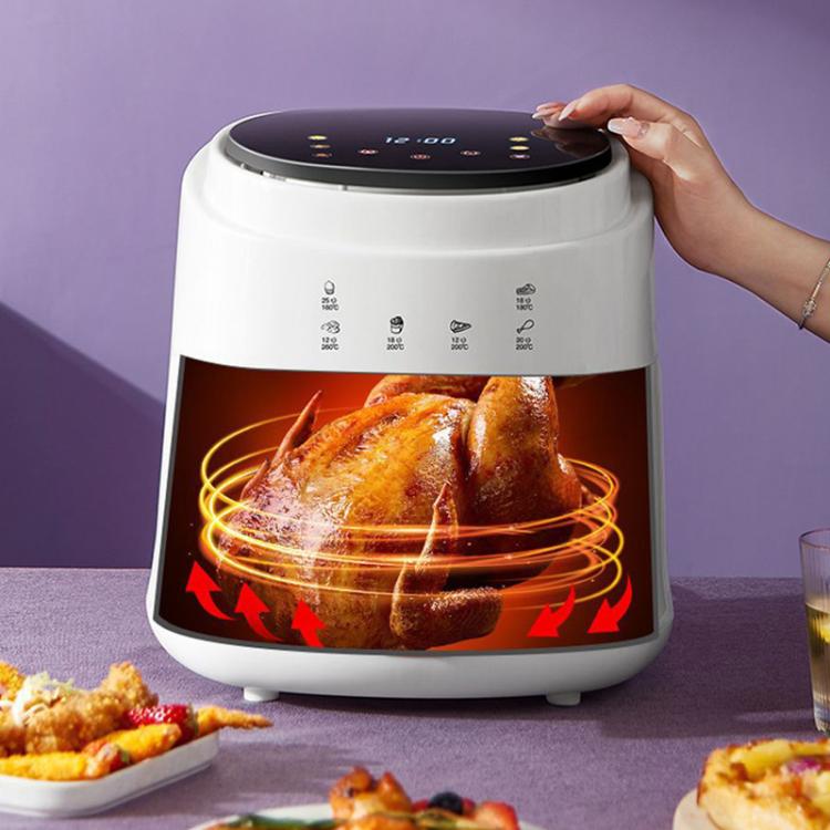 8L Air Fryer Household Multi-Function Large Capacity Oil-Free Electric Fryer, Color: Black EU Plug - free shipping - PMC TechLife - Order now!