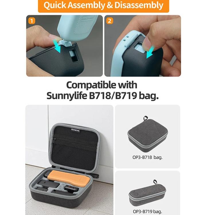 For DJI Osmo Pocket 3 Sunnylife OP3-K990 Protective Cover Body Filter Storage Top Cover Protective Case(Yellow) - free shipping - PMC TechLife - Order now!
