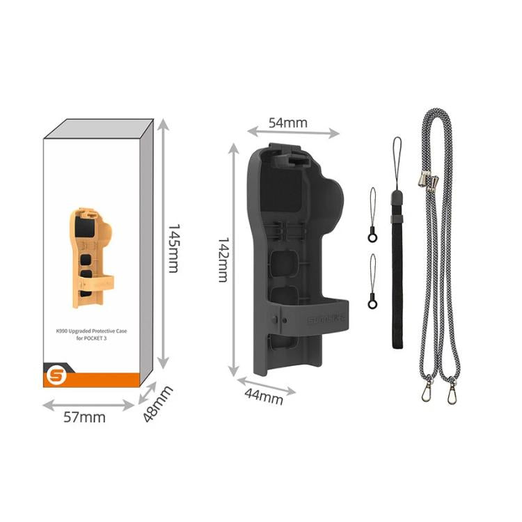 For DJI Osmo Pocket 3 Sunnylife OP3-K990 Protective Cover Body Filter Storage Top Cover Protective Case(Yellow) - free shipping - PMC TechLife - Order now!