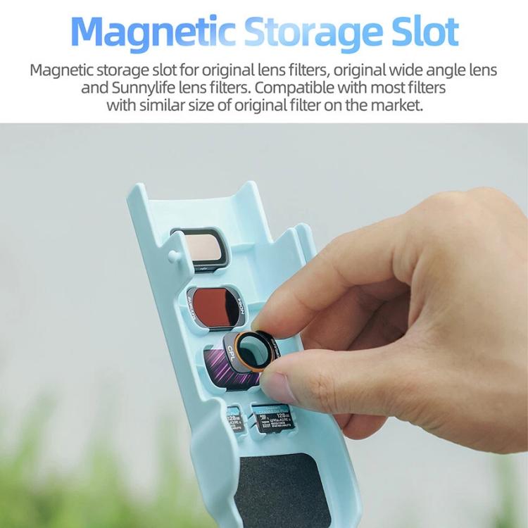 For DJI Osmo Pocket 3 Sunnylife OP3-K990 Protective Cover Body Filter Storage Top Cover Protective Case(Gray) - free shipping - PMC TechLife - Order now!