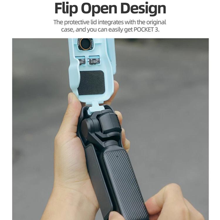 For DJI Osmo Pocket 3 Sunnylife OP3-K990 Protective Cover Body Filter Storage Top Cover Protective Case(Blue) - free shipping - PMC TechLife - Order now!