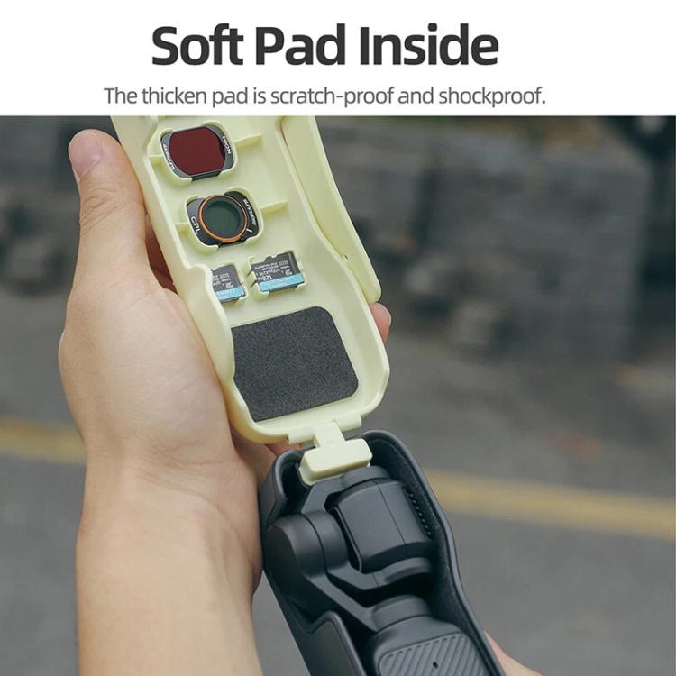 For DJI Osmo Pocket 3 Sunnylife OP3-K990 Protective Cover Body Filter Storage Top Cover Protective Case(Gray) - free shipping - PMC TechLife - Order now!