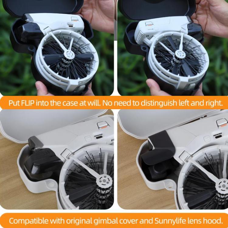 For DJI Flip Sunnylife FP-SN953 Storage Box Shockproof Crossbody Bag(Orange) - free shipping - PMC TechLife - Order now!