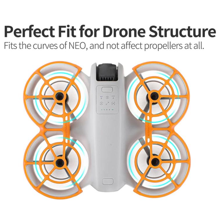 For DJI NEO Sunnylife NE-KC863 Paddle Blade Protective Cover Anti-Collision Ring(Orange) - free shipping - PMC TechLife - Order now!