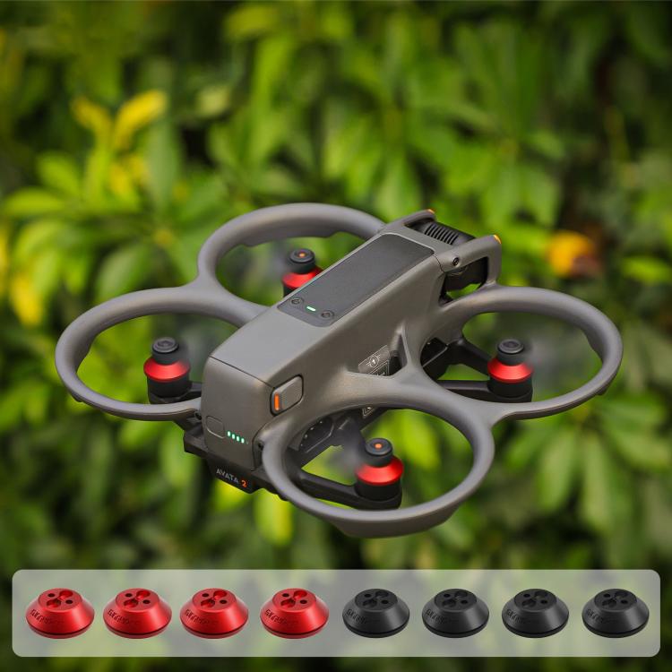For DJI Avata 2 Sunnylife AT2-MD787 Motor Anti-dust Cover Aluminum Alloy Motor Protection Cover(Red) - free shipping - PMC TechLife - Order now!