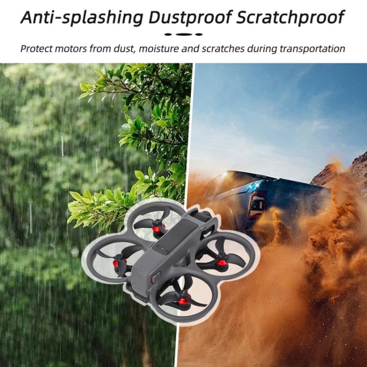 For DJI Avata 2 Sunnylife AT2-MD787 Motor Anti-dust Cover Aluminum Alloy Motor Protection Cover(Black) - free shipping - PMC TechLife - Order now!