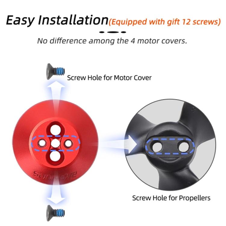 For DJI Avata 2 Sunnylife AT2-MD787 Motor Anti-dust Cover Aluminum Alloy Motor Protection Cover(Black) - free shipping - PMC TechLife - Order now!