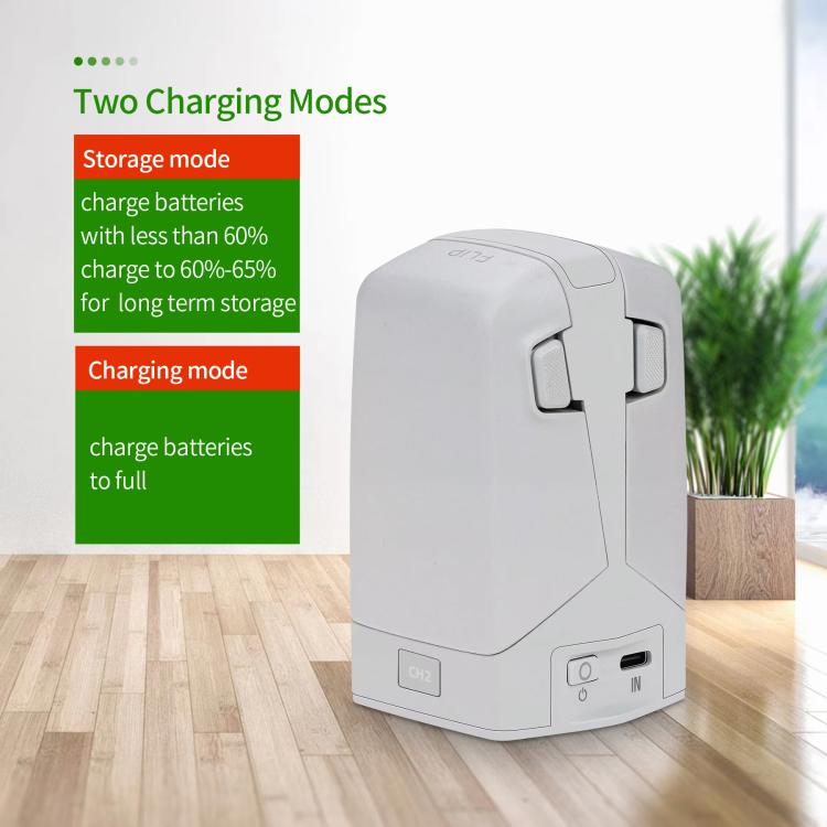 For DJI Flip YX Dual-Slot Vertical Bttery Charger Charging Station With Color Screen - free shipping - PMC TechLife - Order now!