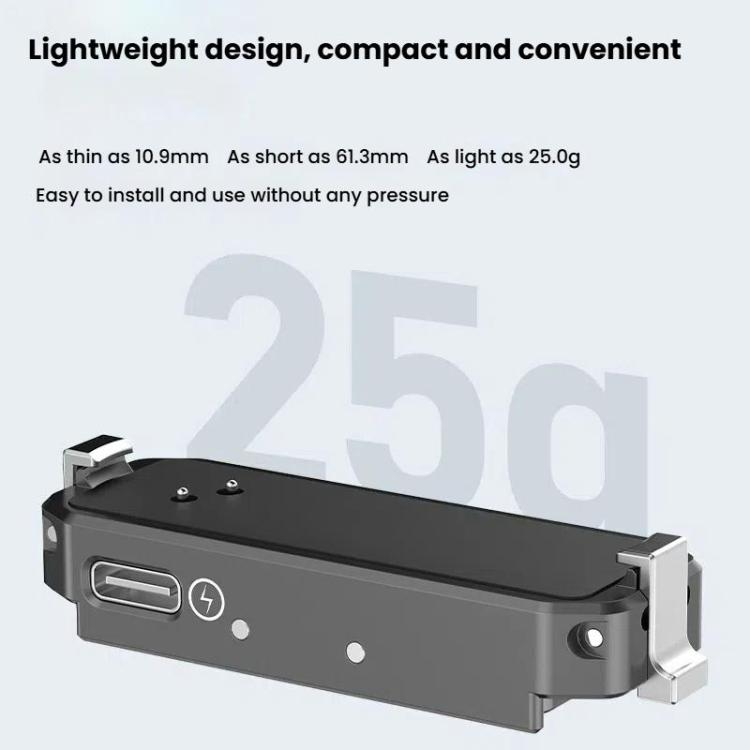 For Insta360 GO 3 / 3S HEPAIL AC69 Aluminium Alloy Quick-Release Charging Base - free shipping - PMC TechLife - Order now!