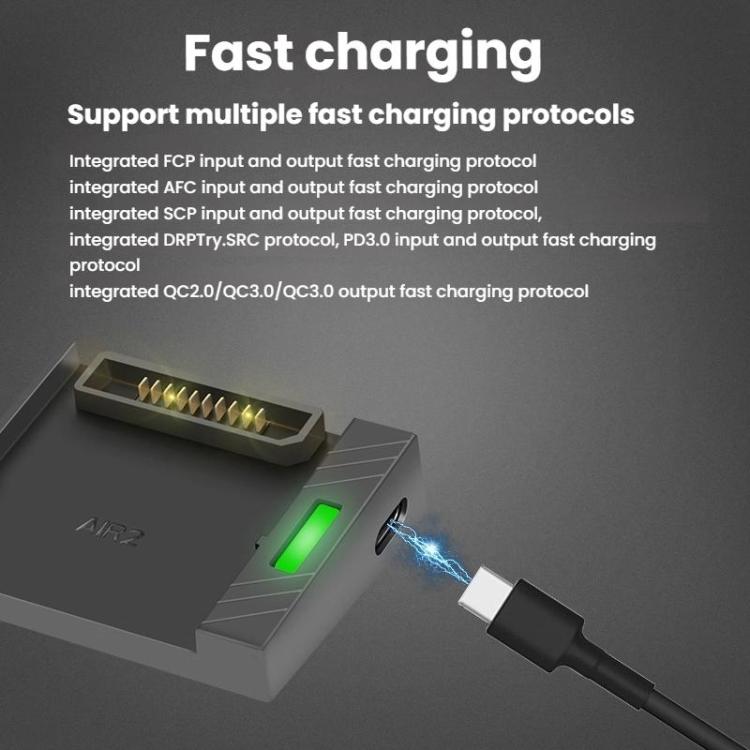 For DJI Air 2/Air 2S Battery Charger with QC3.0 & PD Fast Charge Auto-Smart Compatible Charging - free shipping - PMC TechLife - Order now!