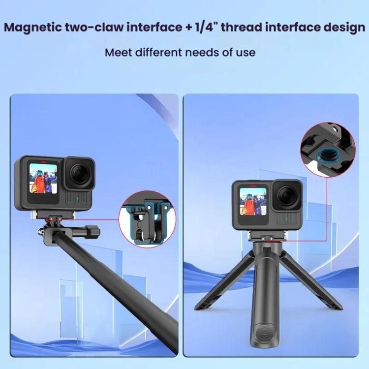 For GoPro HERO13 Black HEPAIL AC67 Magnetic Metal Quick Release Base - free shipping - PMC TechLife - Order now!