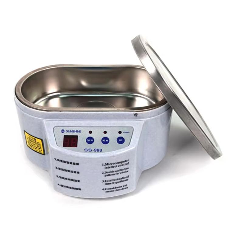 SUNSHINE 968 Mini Jewellery Glasses Cleaner Ultrasonic Cleaner EU Plug - free shipping - PMC TechLife - Order now!
