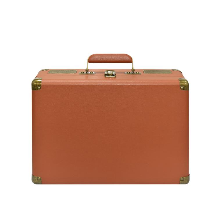 SDRD Wooden Box Karaoke Machine With Wireless Dual Mics All-In-One Speaker System Supports U Disk/TF Card(Brown) - free shipping - PMC TechLife - Order now!