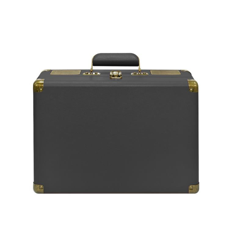 SDRD Wooden Box Karaoke Machine With Wireless Dual Mics All-In-One Speaker System Supports U Disk/TF Card(Gray) - free shipping - PMC TechLife - Order now!