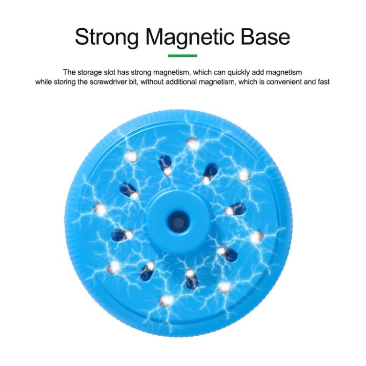 RELIFE RL-078 Magnetic Screwdriver Rotating Box 360-degree Rotation 17-slot Screwdriver Storage Box - free shipping - PMC TechLife - Order now!