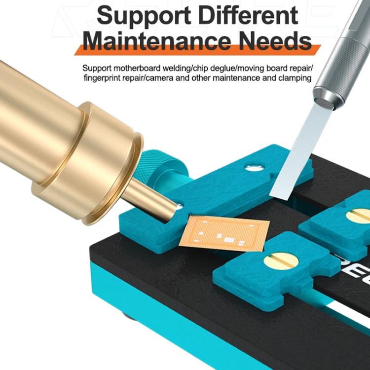 RELIFE RL-601L Mini Rotary Mobile Phone Motherboard Repair Multi-Use Card Holder High Temperature Resistant Fixed Card Slot - free shipping - PMC TechLife - Order now!