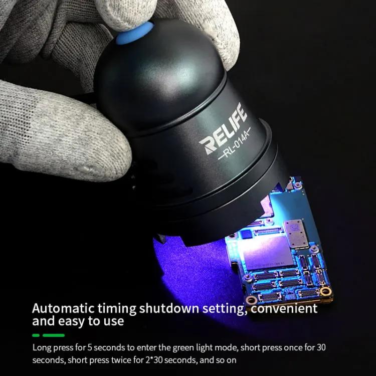 RELIFE RL-014A Mobile Phone Repair UV Glue Ultraviolet Curing Lamp Fluorescent Detection Green Oil Curing Light - free shipping - PMC TechLife - Order now!