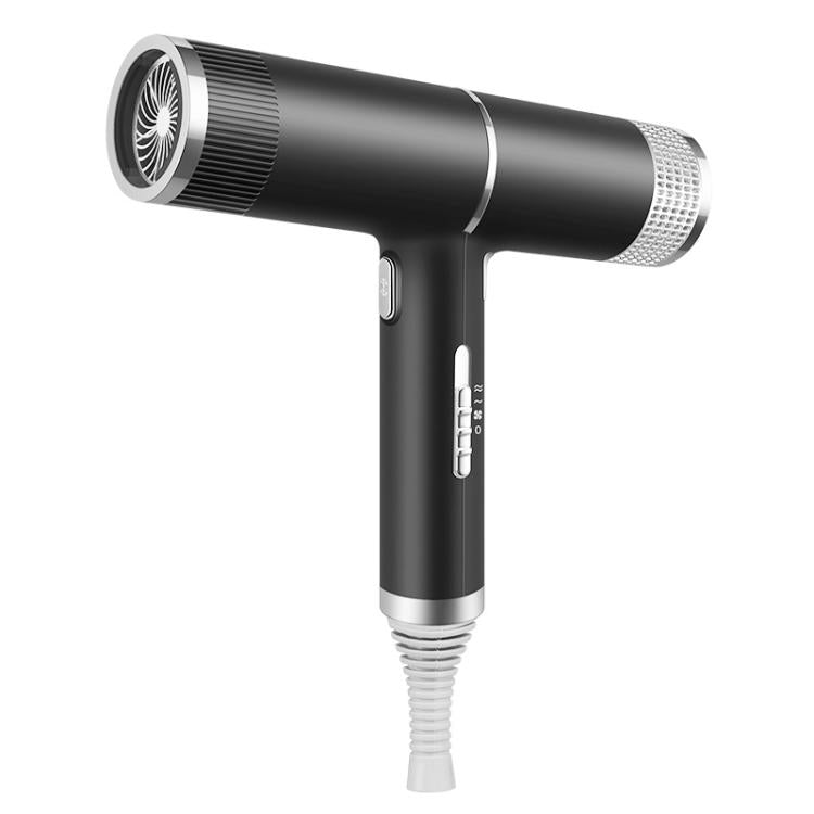 T-Shaped Hair Dryer with Smart Inverter Technology High-Power Blow Dryer for Home & Salon Use UK Plug(Black) - free shipping - PMC TechLife - Order now!
