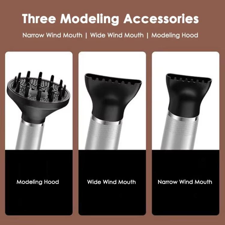 T-Shaped Hair Dryer with Smart Inverter Technology High-Power Blow Dryer for Home & Salon Use UK Plug With 3 Nozzles(Gray) - free shipping - PMC TechLife - Order now!