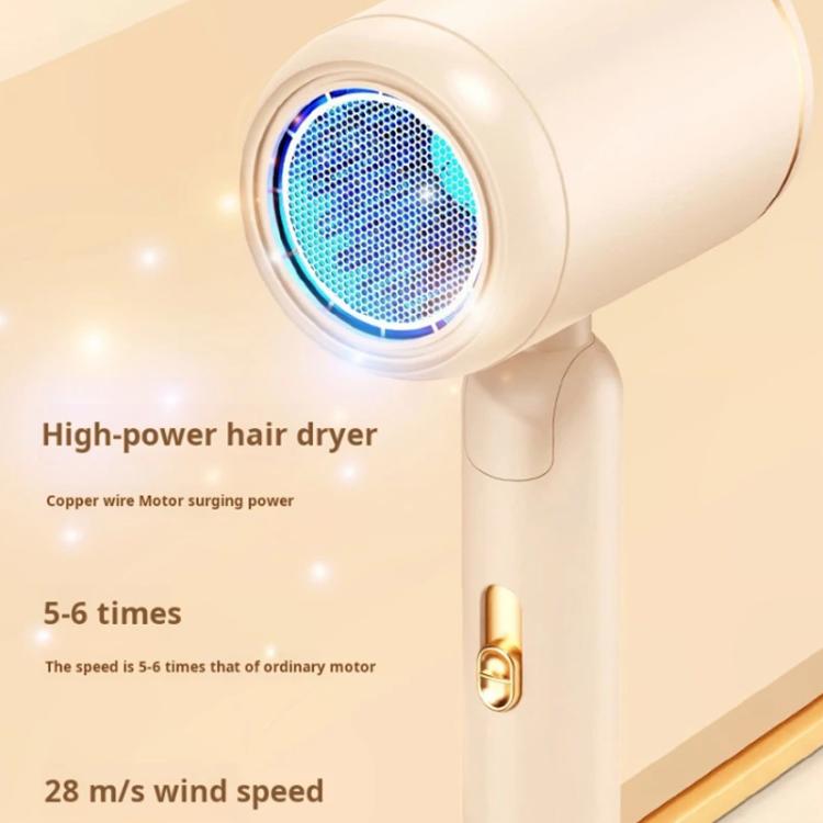 800-1200W High-Speed Hair Dryer with Blue Light Care Foldable & Portable for Travel US Plug(Pink) - free shipping - PMC TechLife - Order now!