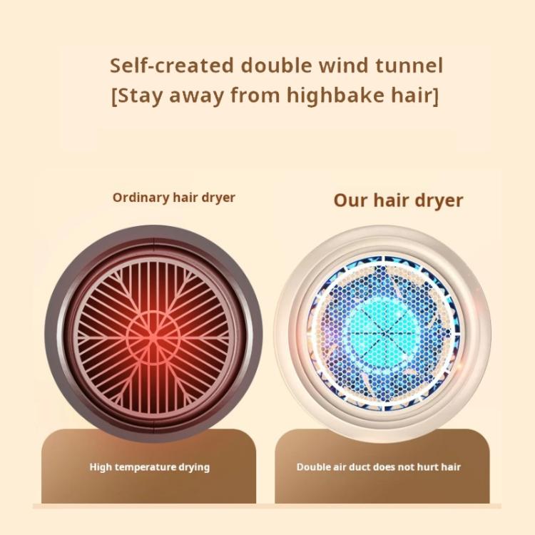 800-1200W High-Speed Hair Dryer with Blue Light Care Foldable & Portable for Travel US Plug(Pink) - free shipping - PMC TechLife - Order now!
