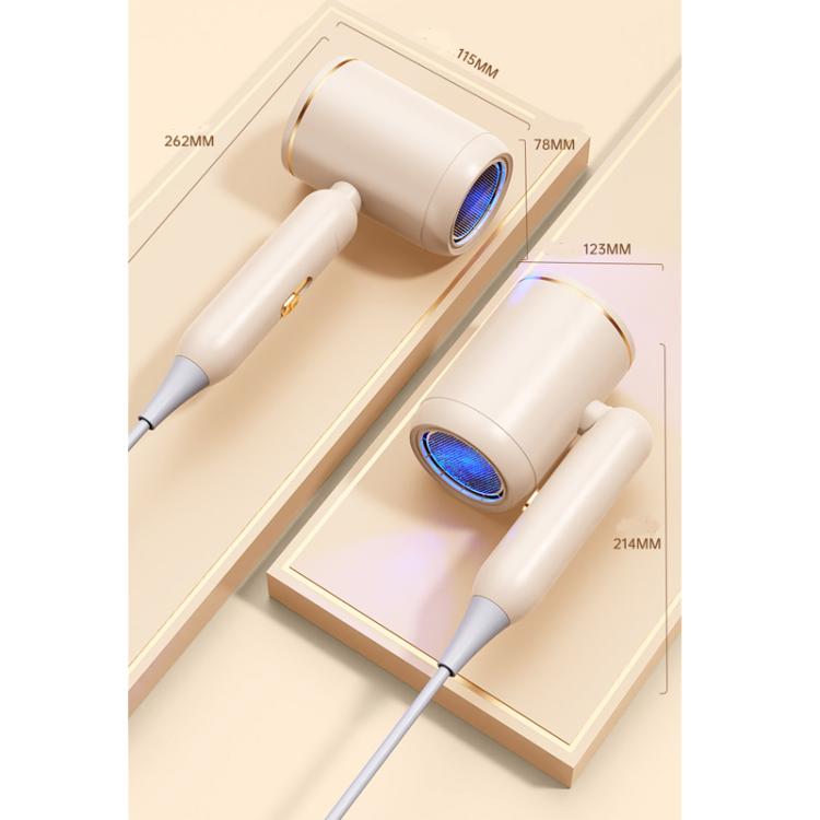 800-1200W High-Speed Hair Dryer with Blue Light Care Foldable & Portable for Travel UK Plug(Pink) - free shipping - PMC TechLife - Order now!