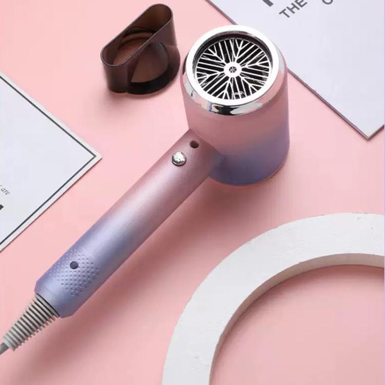 High-Speed Hair Dryer Salon & Home Blow Dryer with Blue Light Ionic Technology US Plug(Gradient Pink) - free shipping - PMC TechLife - Order now!