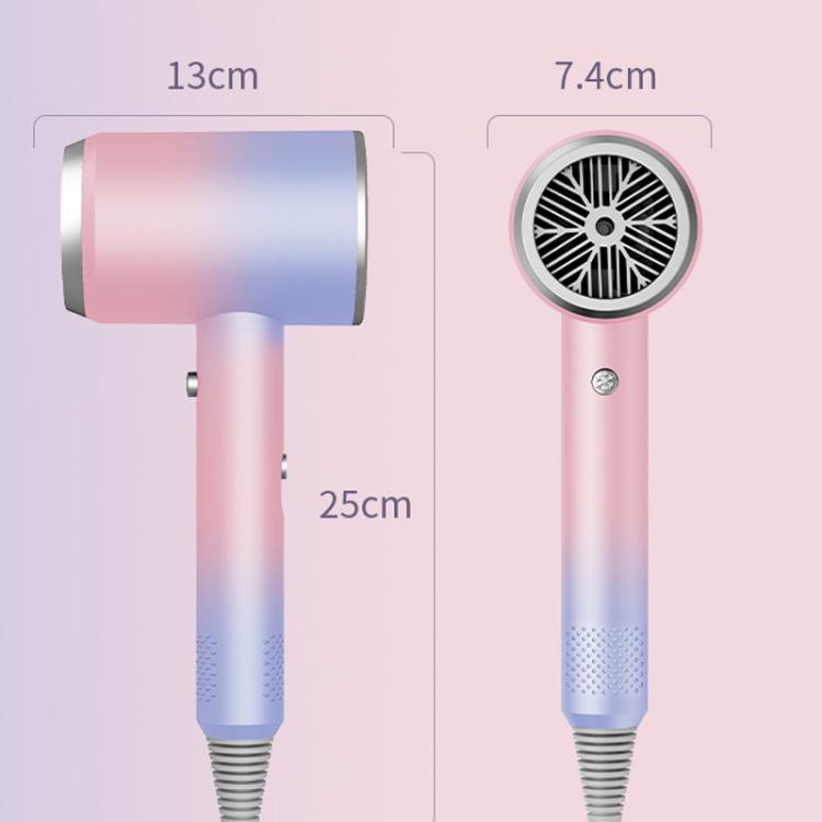 High-Speed Hair Dryer Salon & Home Blow Dryer with Blue Light Ionic Technology EU Plug(Starry Sky Gray) - free shipping - PMC TechLife - Order now!