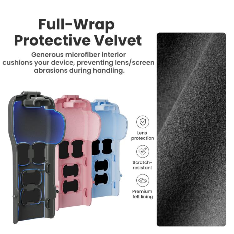 For DJI Osmo Pocket 3 Camera aMagisn Protective Cover Storage Case with 4 Magnetic Filter Slots(Black) - free shipping - PMC TechLife - Order now!