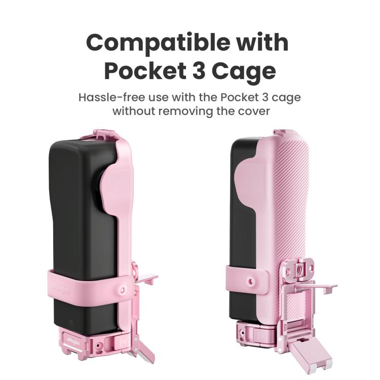 For DJI Osmo Pocket 3 Camera aMagisn Protective Cover Storage Case with 4 Magnetic Filter Slots(Pink) - free shipping - PMC TechLife - Order now!