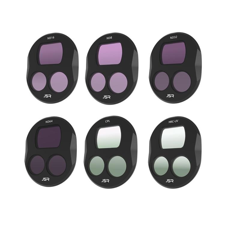 For DJI Mavic 4 Pro JSR Filter Lens Protector, Style: UV+CPL+ND8+ND16+ND32+ND64 - free shipping - PMC TechLife - Order now!