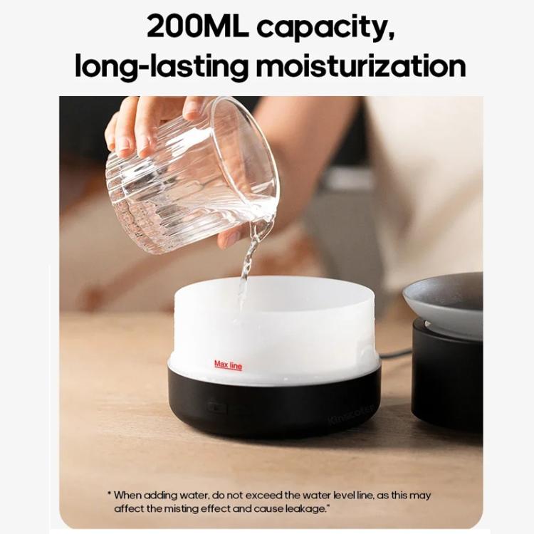 200ml Sea of Clouds Aroma Diffuser Essential Oil Humidifier with 7-Color Mood Lights USB-Powered, Color: Black - free shipping - PMC TechLife - Order now!